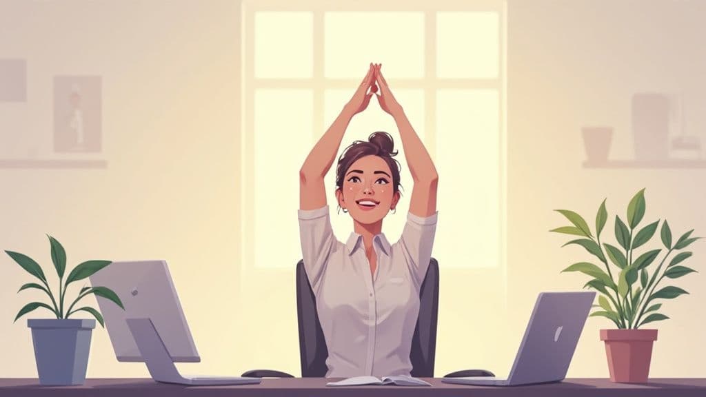 10 Essential Desk Worker Stretches: Your Guide to Office Wellness